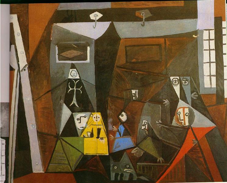 Pablo Picasso Oil Painting Les Menines Velazquez